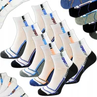 Skarpetki męskie - SKARPETY MĘSKIE KRÓTKIE SKARPETKI BAWEŁNIANE ZESTAW 10 PAR STOPKI 39/42 - miniaturka - grafika 1