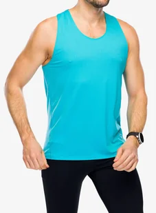 Koszulka do biegania Salomon Sense Aero Singlet - peacock blue - Koszulki sportowe męskie - miniaturka - grafika 1