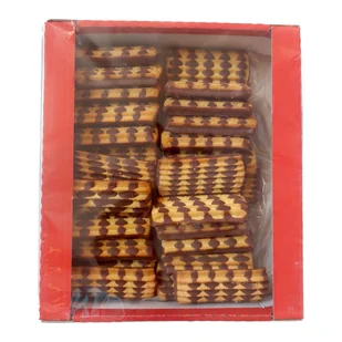 Ciastka kruche herbatniki polewą 500g Maszynkowe Zdobione - Ciastka - miniaturka - grafika 1