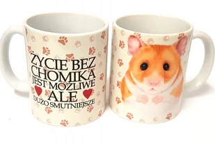 Kubek z chominiem CHOMIK prezent URODZINY imieniny - Kubki - miniaturka - grafika 1