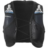 Kurtki i kamizelki sportowe męskie - Kamizelka do biegania Salomon Active Skin 8 Rozmiar: XL / Kolor: czarny - miniaturka - grafika 1