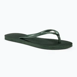Japonki damskie Havaianas Slim Crystal Sw II olive green - Klapki i japonki damskie - miniaturka - grafika 1