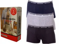 Majtki męskie - BOKSERKI BAWEŁNA PIERRE CARDIN - 3-pak 3-PARY r. M - miniaturka - grafika 1