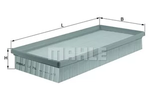 Filtr powietrza Mahle LX 756 - Filtry powietrza - miniaturka - grafika 1