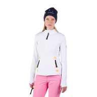 Bluzy sportowe damskie - Bluza Rossignol JCC damska Climi JKT biała - S - miniaturka - grafika 1