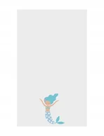 Okrycia kąpielowe dla dzieci - Mały ręczniczek dla dzieci 30x50 cm do twarzy i dłoni z motywem syrenki - miniaturka - grafika 1