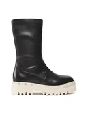 Botki damskie - Badura Botki 3040 Czarny - miniaturka - grafika 1