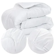 Kołdry - Kołdra 135 x 200 Mikrofibra Całoroczna Aya Biała - miniaturka - grafika 1