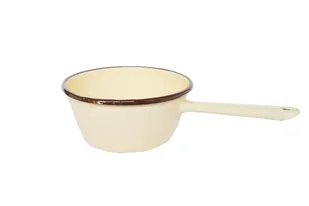 GARNEK RONDEL EMALIOWANY ELO-POL KREMOWY 12cm 0,6 - Rondle - miniaturka - grafika 1