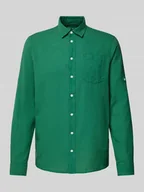 Koszule męskie - Koszula casualowa o kroju slim fit z kołnierzykiem typu kent - miniaturka - grafika 1