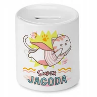 Skarbonki - Skarbonka 330 ml Dla Jagody Córki Dziecka Prezent z Nadrukiem ze Zdjęciem - miniaturka - grafika 1