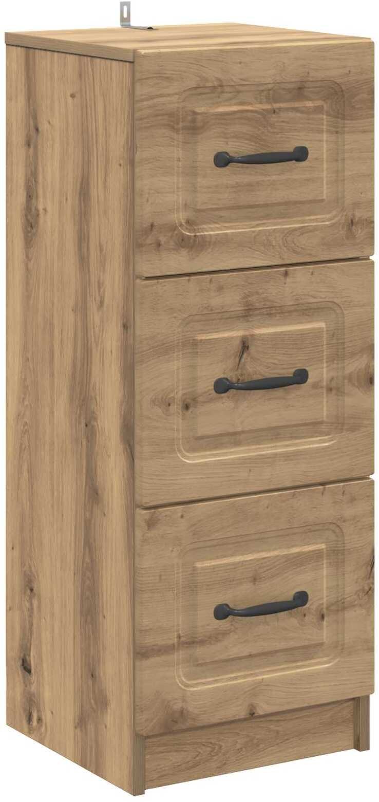 vidaXL vidaXL Szafka z Szufladami Dąb artisan 33 x 34,5 x 87 cm