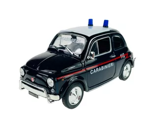 WELLY FIAT NUOVA 500 CARABINIERI 1:24 SAMOCHÓD NOWY METALOWY MODEL - Samochody i pojazdy dla dzieci - miniaturka - grafika 1