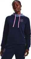 Bluzy damskie - Under Armour Bluza Under Armour Rival Fleece CB Hoodie W 1373031 410, Rozmiar: S - miniaturka - grafika 1