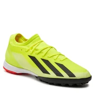 Piłka nożna - Buty do piłki nożnej adidas X Crazyfast League Turf Boots IF0698 Żółty - miniaturka - grafika 1