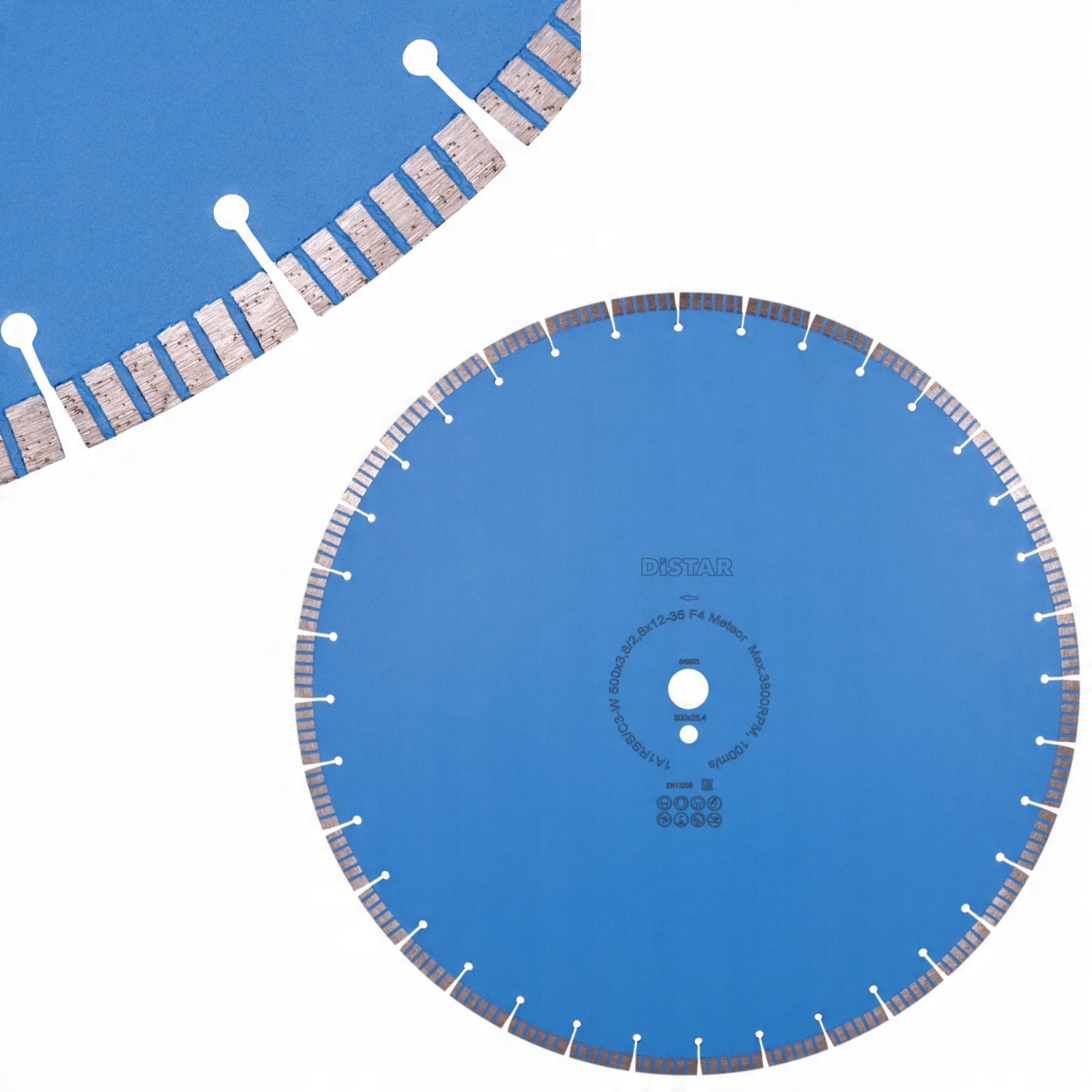 Milwaukee DISTAR DIAMOND BLADE METEOR 500 x 3.8/2.8 x 25.4mm