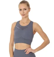 Koszulki i topy damskie - Crop top damski do ćwiczeń Brubeck Gym - L - miniaturka - grafika 1