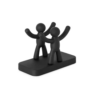 UMBRA – Serwetnik, czarny, Buddy kod: 330281-040 + Sprawdź na SuperWnetrze.pl - NATYCHMIASTOWA WYSYŁKA !! - Obrusy i serwetki - miniaturka - grafika 1