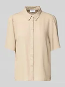 Bluzki damskie - Bluzka koszulowa o kroju regular fit z rękawem o dł. 1/2 model ‘PRICIL’ - miniaturka - grafika 1