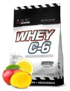Hi-Tec Nutrition Whey C-6 - 1000g - Marzipan - Odżywki białkowe - miniaturka - grafika 1