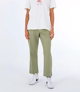 Hurley Damskie spodnie Twill Straight Leg, zielone (Oil Green), M, zielony (Oil Green), M - Spodnie rowerowe - miniaturka - grafika 1