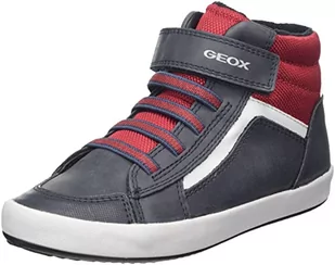 Geox J Gisli Boy Sneakersy Chłopcy,Navy Dk Red,26 EU - Buty dla chłopców - miniaturka - grafika 1