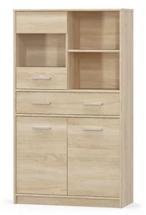 Witryna Niska Tips 2D1W1S/80 Dąb Sonoma - Inne meble do salonu - miniaturka - grafika 1