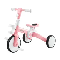 Rowerki trójkołowe - HyperMotion Tobi Rocket - rowerek trójkołowy, biegowy, jeździk, pchacz - 5w1 Pink - miniaturka - grafika 1