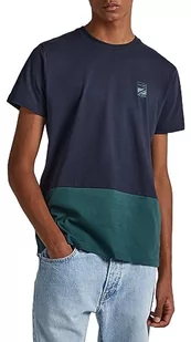 Pepe Jeans Koszulka męska Walter, Niebieski (Dulwich), XXL - Koszulki męskie - miniaturka - grafika 1