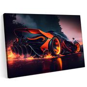Plakaty - Obraz na płótnie 120x80cm McLaren Samochód Sport Teren Góry Las Tuning Abstrakcja - miniaturka - grafika 1