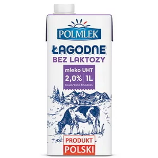 ŁAGODNE Mleko lekkostrawne 2% UHT - Mleko - miniaturka - grafika 1