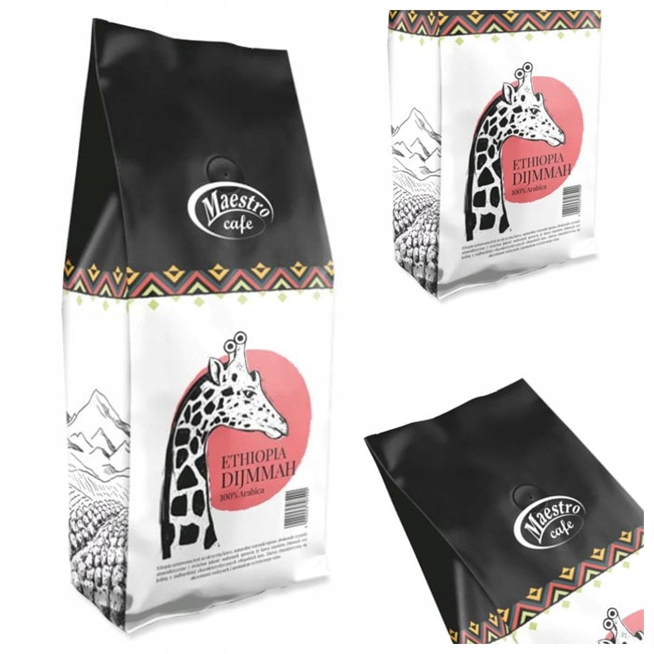 Kawa ziarnista Maestro Etiopia Djimmah 1kg [100% Arabica]