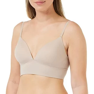 Athena - Biustonosz damski Easy Second Skin Bustier - Biustonosz z fiszbinami, zakrzywiony i idealny biustonosz - Ultra Stretch mikrofibra, Kawa Latte, S - Biustonosze - miniaturka - grafika 1