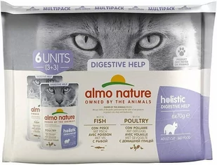 Almo Nature HFC Functional Multipack Digestive Help 6x70g 54981-uniw - Mokra karma dla kotów - miniaturka - grafika 1