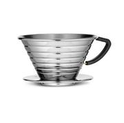 Zaparzacze i kawiarki - Metalowy dripper Kalita Wave 185 - miniaturka - grafika 1