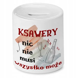 Skarbonka Dla Ksawerego na Urodziny na Prezent z Nadrukiem ze Zdjęciem - Skarbonki - miniaturka - grafika 1