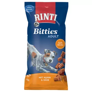 RINTI Bitties Adult, 75 g - Kurczak i ser - Przysmaki dla psów - miniaturka - grafika 1