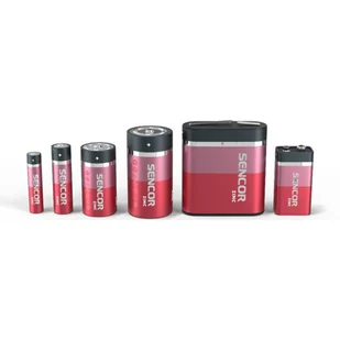 Bateria cynkowo-węglowa, AA (LR6), AA, 1.5V, Sencor, blistr, 4-pack - Baterie i akcesoria - miniaturka - grafika 8