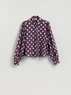 Koszule damskie - Reserved - Koszula z modalem - wielobarwny - miniaturka - grafika 1