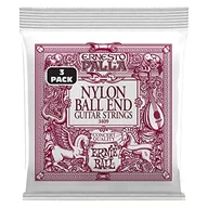 Struny gitarowe  - Ernie Ball Ernesto Palla Black and Gold Ball End Nylon Classical Guitar Strings 3 Pack - miniaturka - grafika 1