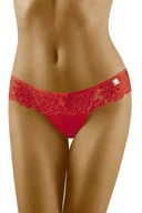 Majtki damskie - Wol-Bar Diamond 3503 czerwony M Majtki szorto-stringi - miniaturka - grafika 1