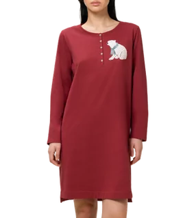 Bielizna nocna - Koszula Triumph  Nightdresses NDK CHARACTER BUTTONS Promocja (38, Mannish Red) - grafika 1