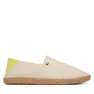 Espadryle męskie - Espadryle Tommy Hilfiger Core Hilfiger Espadrille Textile FM0FM05792 Beżowy - miniaturka - grafika 1
