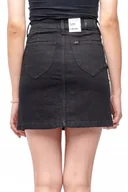 Spódnice - LEE A LINE SKIRT MOTO BLACK L38NIZLG W26 - miniaturka - grafika 1