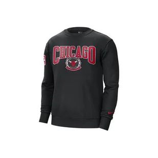 Bluza sportowa męska Nike Nba Chicago Bulls Fleece Courtside - Bluzy sportowe męskie - miniaturka - grafika 1