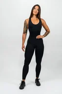 Bielizna sportowa damska - Kombinezon damski Nebbia GYM RAT One-Piece Workout Bodysuit black XS - miniaturka - grafika 1