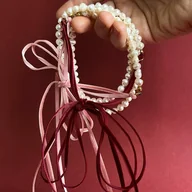 Naszyjniki - Naszyjnik Pearl&Velvet - miniaturka - grafika 1