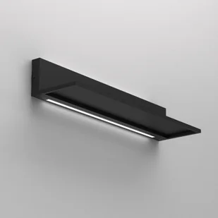Luminex Kinkiet półkowy, czarny, stalowy, 60 cm długości, 2 x LED - Lampy ścienne - miniaturka - grafika 1