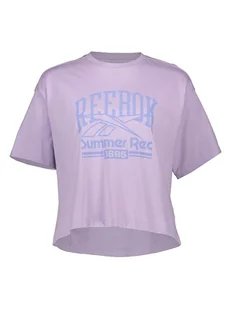 Reebok Koszulka w kolorze fioletowym - Koszulki i topy damskie - miniaturka - grafika 1