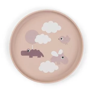 Done by Deer Talerzyk dla Dziecka Foodie Clouds Powder - Miseczki i talerzyki dla dzieci - miniaturka - grafika 1
